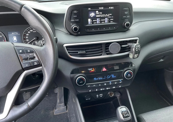 Hyundai Tucson cena 87500 przebieg: 52000, rok produkcji 2019 z Hajnówka małe 67